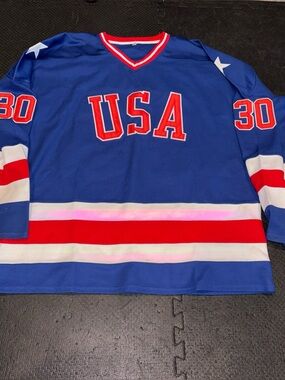 Jim Craig Team USA Olympic Jersey. Size- XL. New w/o Tags. Miracle 1980!